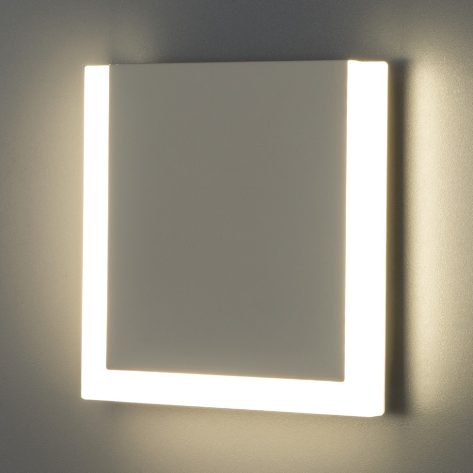 Настенный светодиодный светильник Eurosvet Radiant 40146/1 LED белый (a046168) 40146/1 LED / настенный светильник / белый - фото 3