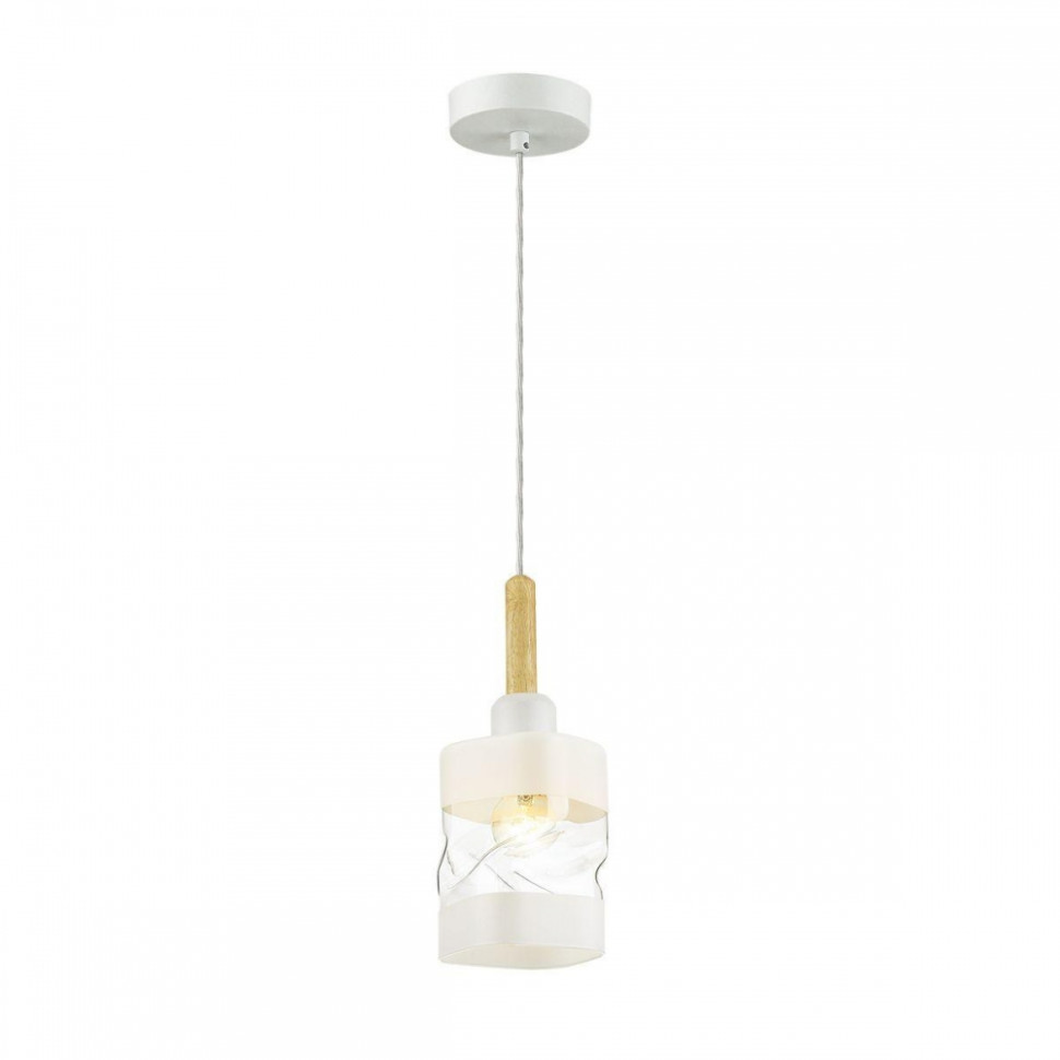Подвесной светильник со светодиодной лампочкой E27, комплект от Lustrof. №258510-642491, цвет белый - фото 1