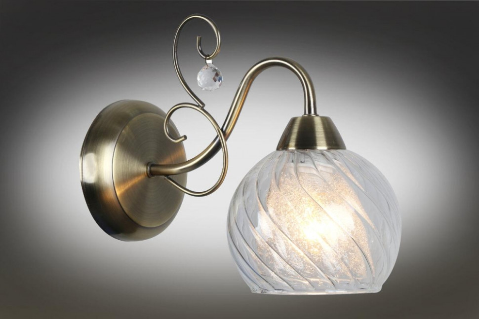 Бра с лампочкой Omnilux OML-53501-01+Lamps, цвет бронза OML-53501-01+Lamps - фото 3