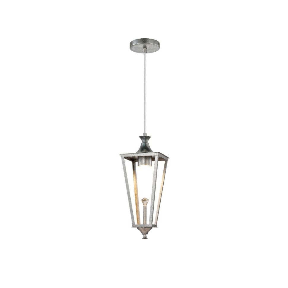 Подвесной светильник Favourite Lampion 4002-1P, цвет античное серебро - фото 1
