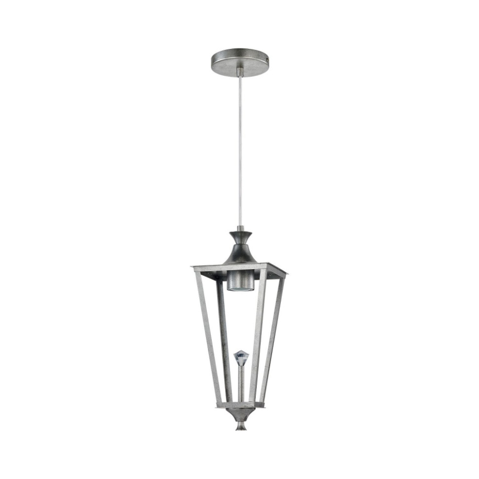 Подвесной светильник Favourite Lampion 4002-1P, цвет античное серебро - фото 2