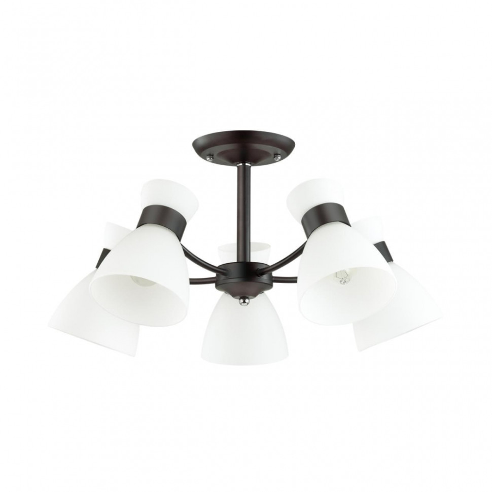 Люстра потолочная со светодиодными лампочками E27, комплект от Lustrof. №266922-642514, цвет черный - фото 3