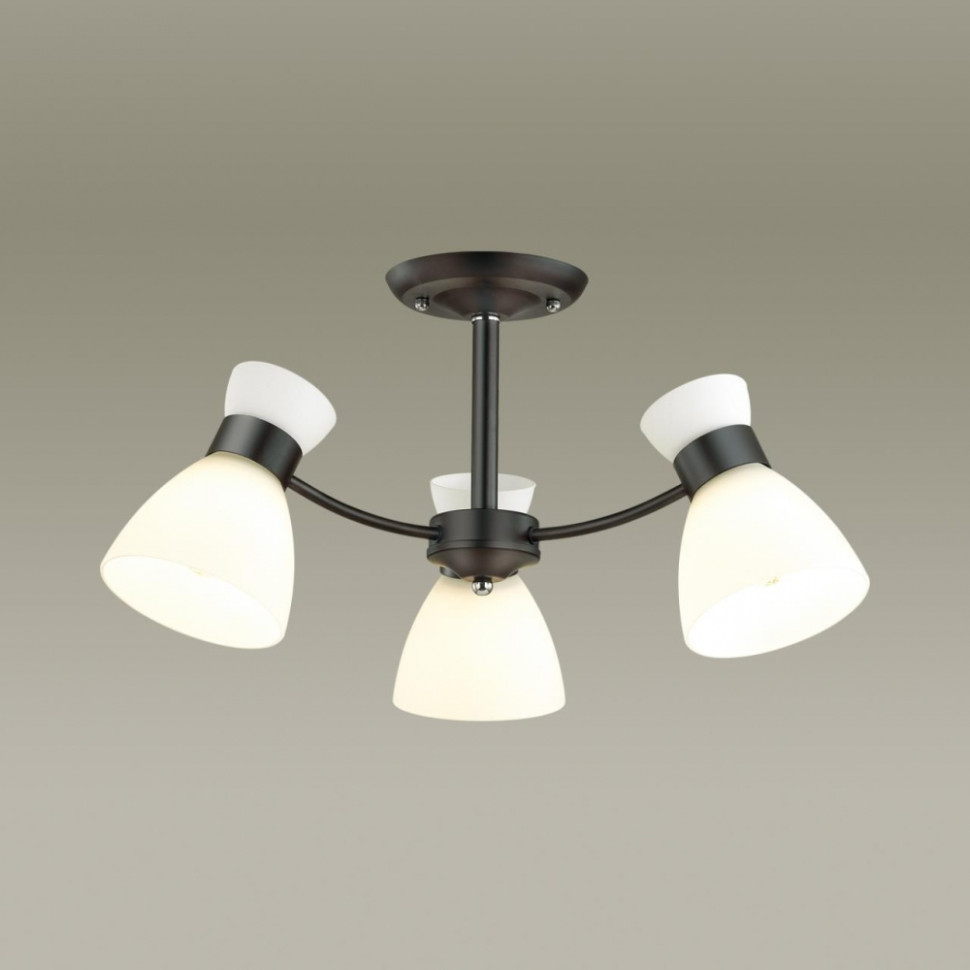 Люстра потолочная со светодиодными лампочками E27, комплект от Lustrof. №266922-642514, цвет черный - фото 4