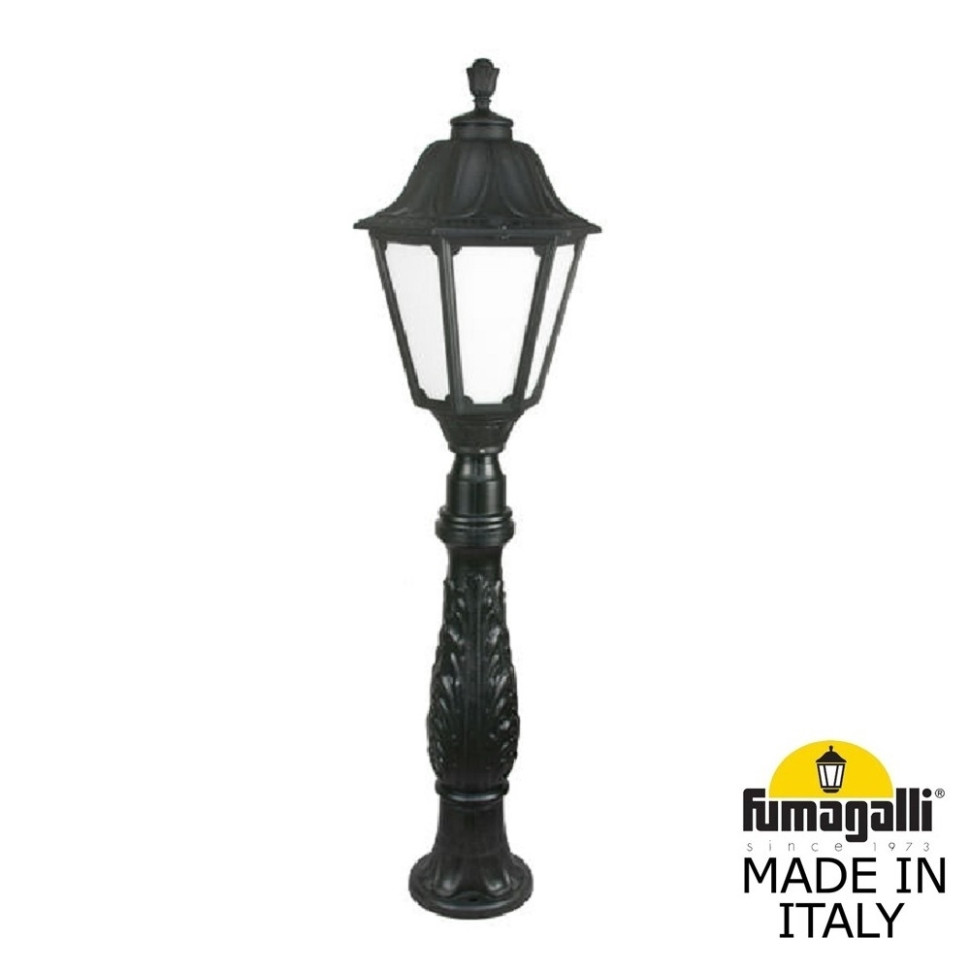 Садовый светильник-столбик Fumagalli IAFAET.R/Noemi E35.162.000.AYH27 свеча столбик меланж травы черный лед 13 см