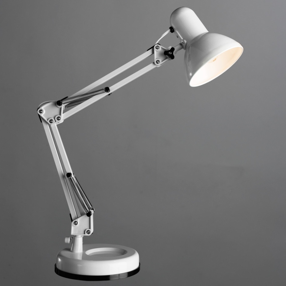 Настольная лампа с лампочками. Комплект от Lustrof. №26118-616600, цвет белый - фото 2
