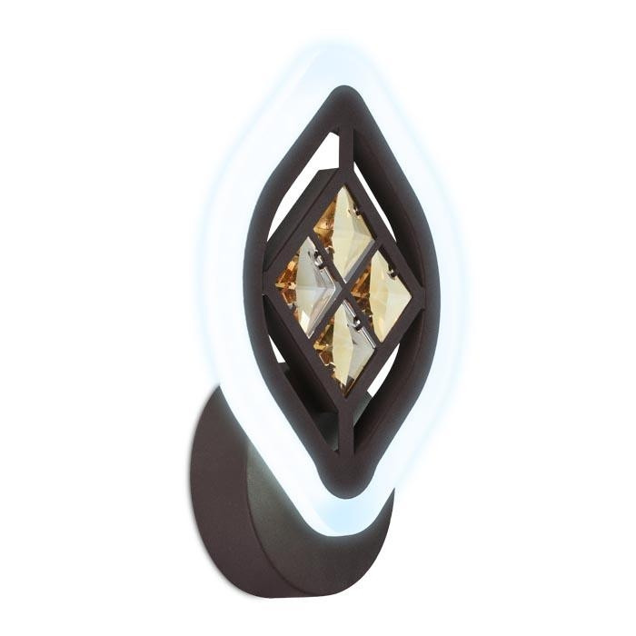 Настенный светодиодный светильник Ambrella light Ice FA278, цвет кофе - фото 4