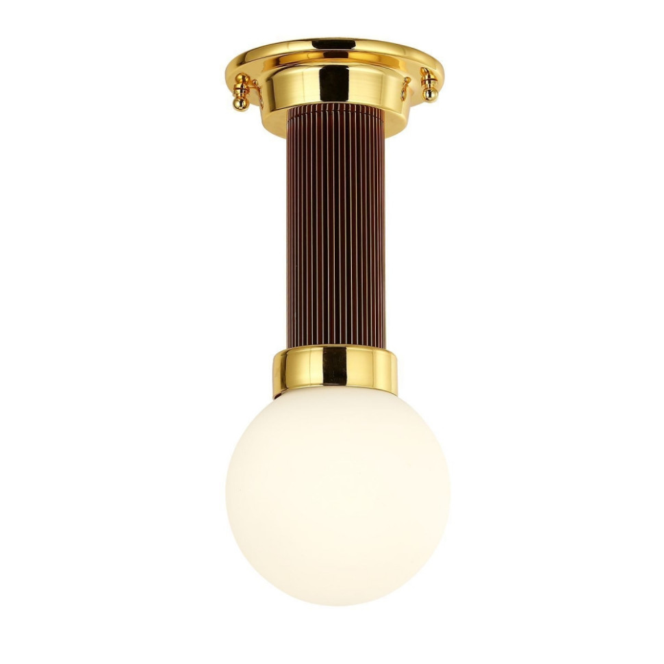 Потолочный светильник с лампочкой Favourite Sphere 2954-1P+Lamps E27 P45, цвет светлое золото 2954-1P+Lamps E27 P45 - фото 2