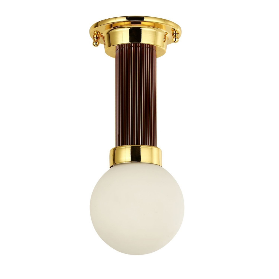 Потолочный светильник с лампочкой Favourite Sphere 2954-1P+Lamps E27 P45, цвет светлое золото 2954-1P+Lamps E27 P45 - фото 3