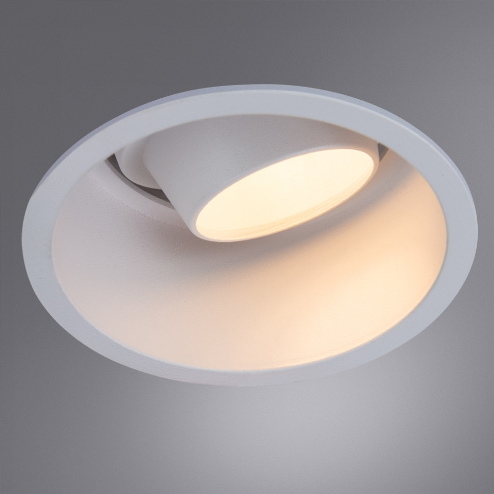 Встраиваемый светильник с лампочками. Комплект от Lustrof. №282269-616226, цвет белый - фото 3