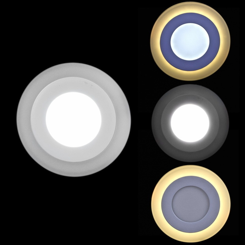 Светодиодная панель Reluce 70503-9.0-001TM LED3+2W WH/DL+WL (6500K+3000K) (1387039), цвет белый - фото 1