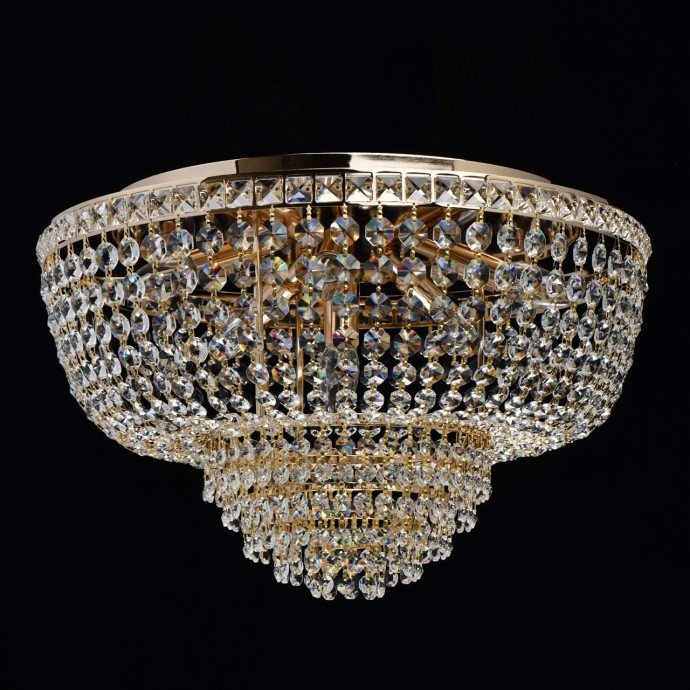 Потолочная люстра со светодиодными лампочками E14, комплект от Lustrof. №160962-667987, цвет золото - фото 4