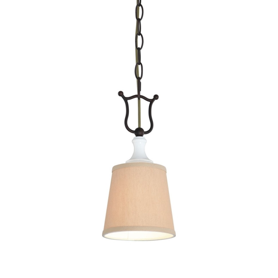 Подвесной светильник с лампочкой Favourite Accogliente 1410-1P+Lamps Е27 Свеча, цвет темно-коричневый 1410-1P+Lamps Е27 Свеча - фото 2