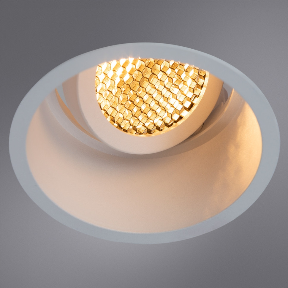 Встраиваемый светильник с лампочками. Комплект от Lustrof. №282270-616227, цвет белый - фото 3