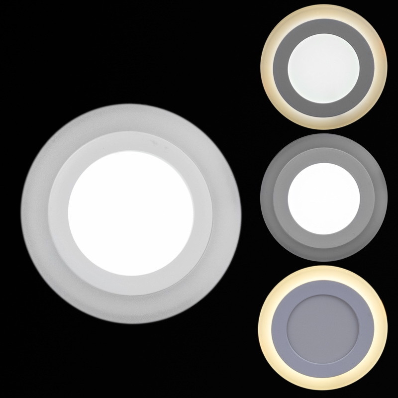 Светодиодная панель Reluce 70506-9.0-001TM LED6+3W WH/DL+WL (1387042), цвет белый