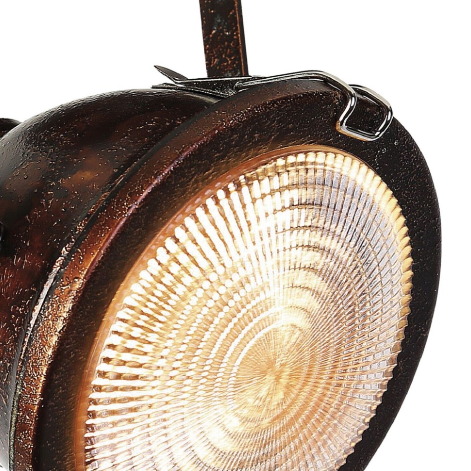 Спот  с лампочкой Favourite Industria 1898-1W+Lamps Gu10, цвет коричневый 1898-1W+Lamps Gu10 - фото 4