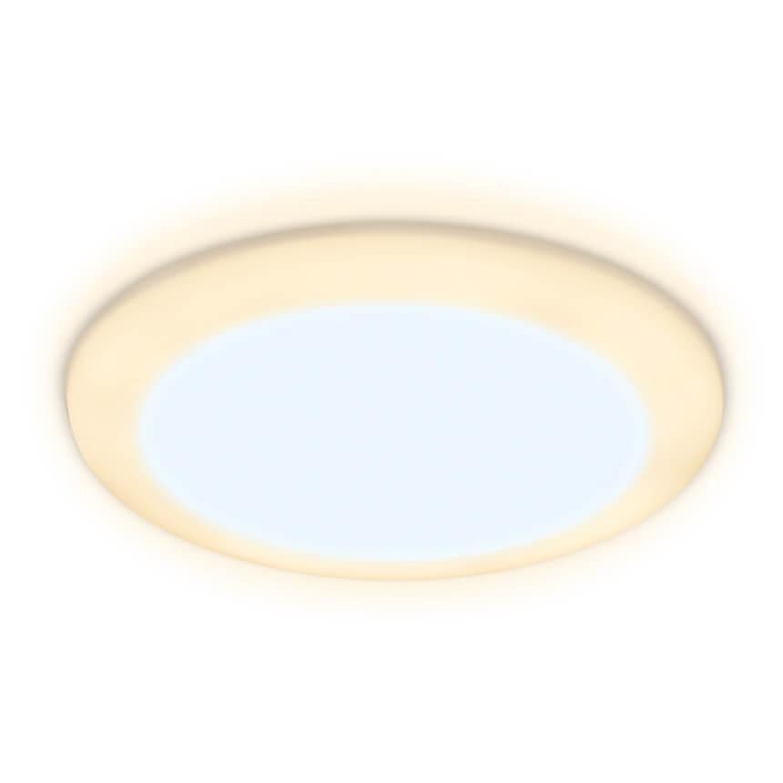Встраиваемый cветодиодный светильник с регулируемым крепежом и подсветкой Ambrella light Downlight DCR307 встраиваемый ультратонкий светодиодный светильник с регулируемым крепежом ambrella light downlight dlr316