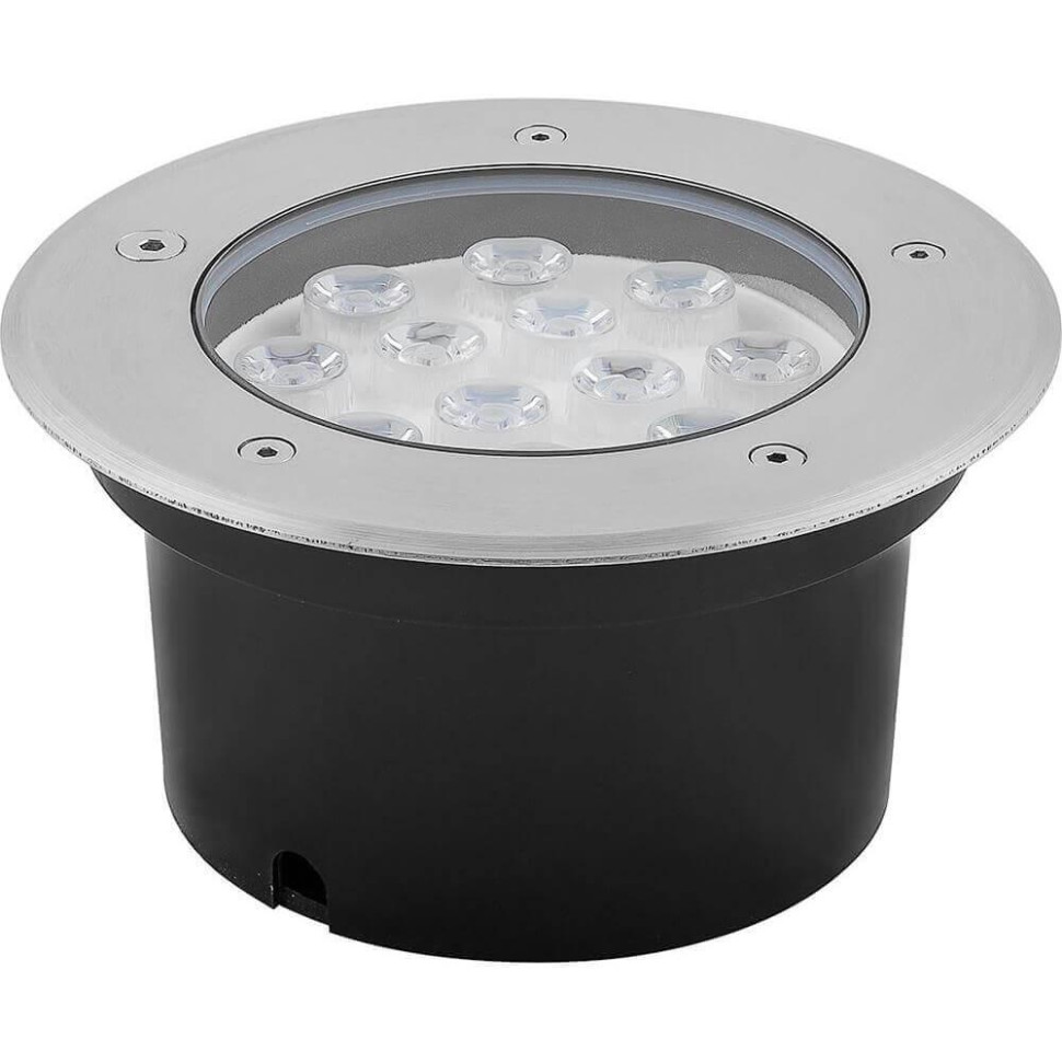 32023 Светодиодный светильник тротуарный (грунтовый) RGB Feron SP4114, цвет черный