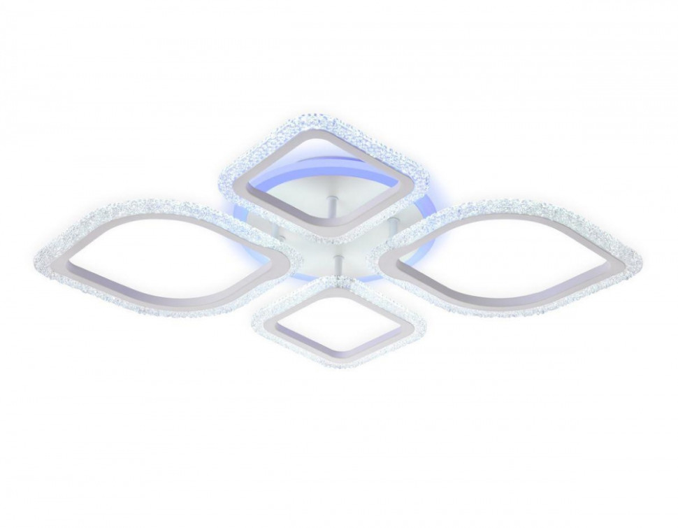 Потолочная диммируемая люстра с пультом ДУ Ambrella light FA5147 WH, цвет белый - фото 4