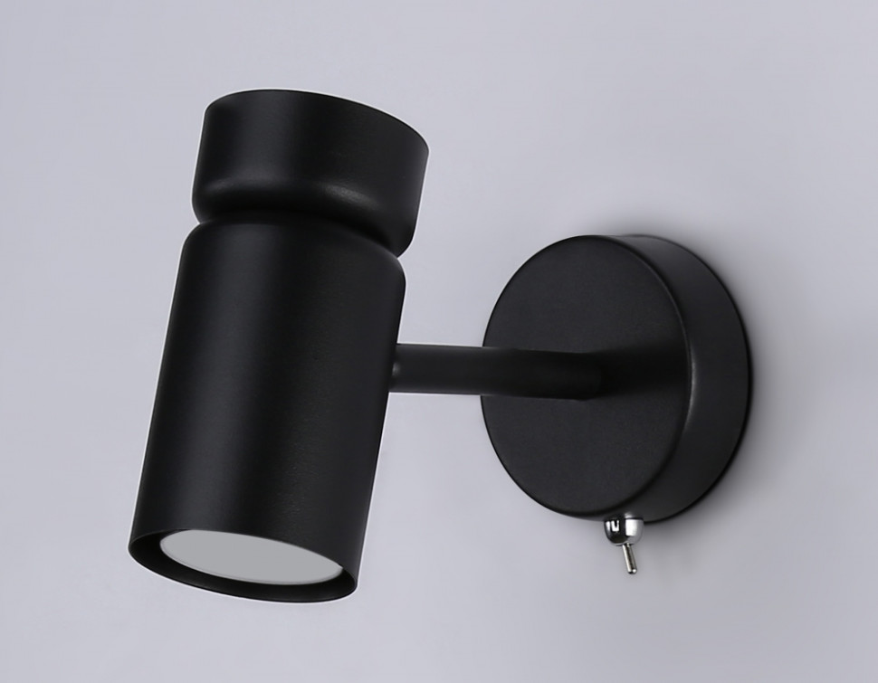Спот с выключателем GU10 Ambrella light TECHNO SPOT TA13184, цвет черный - фото 2