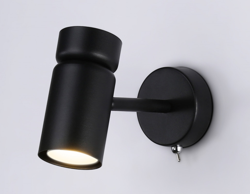Спот с выключателем GU10 Ambrella light TECHNO SPOT TA13184, цвет черный - фото 3