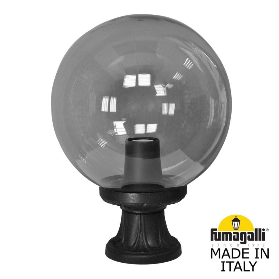 G30.110.000.AZE27 Уличный наземный светильник Fumagalli Mikrolot/G300, цвет черный - фото 1