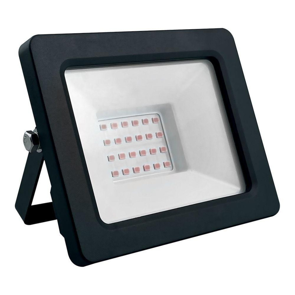 Светодиодный прожектор 30W (красный) IP65 Feron LL-903 41519, цвет черный - фото 1