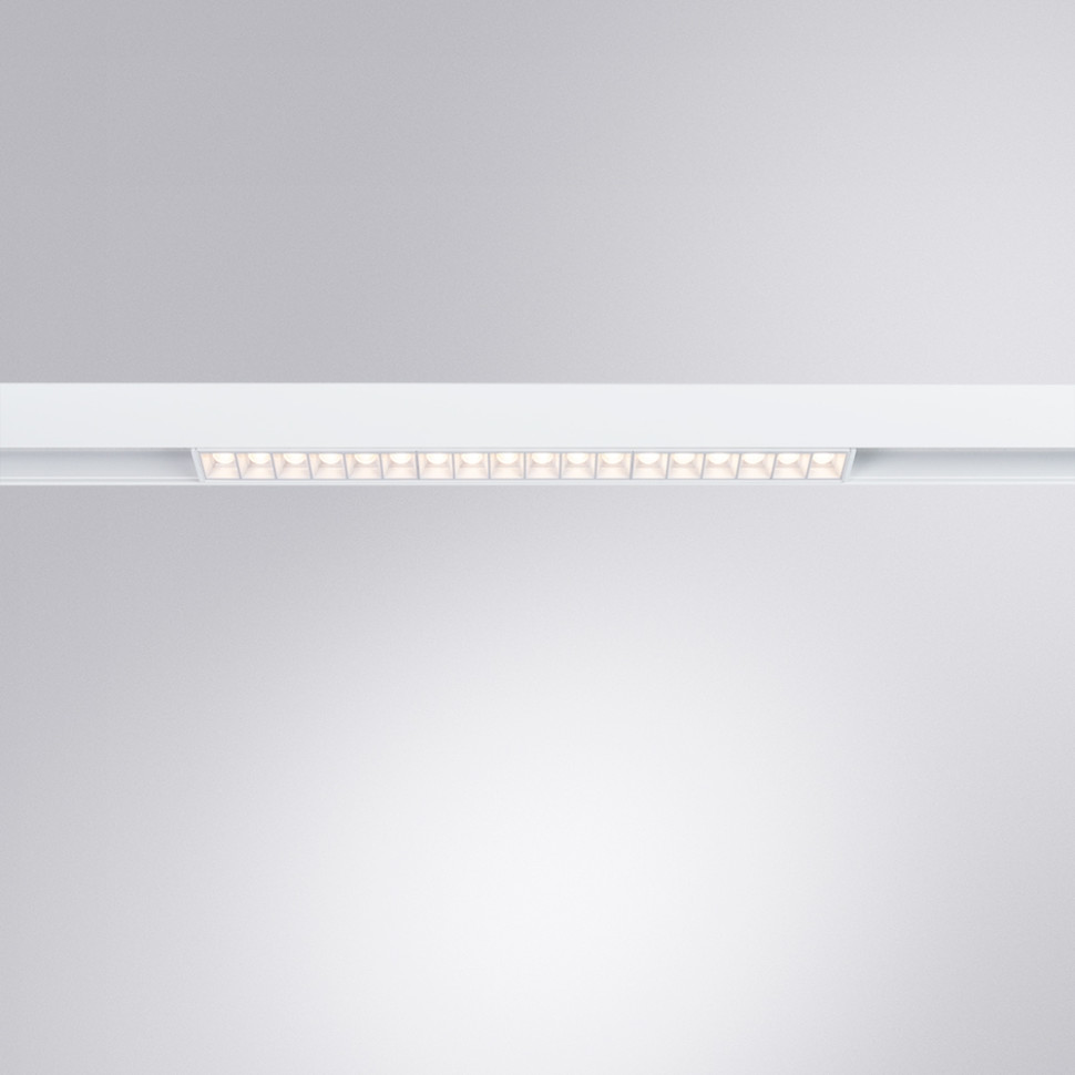 Трековый светильник 20W 3000К для магнитного шинопровода Arte Lamp LINEA A4645PL-1WH, цвет белый - фото 2