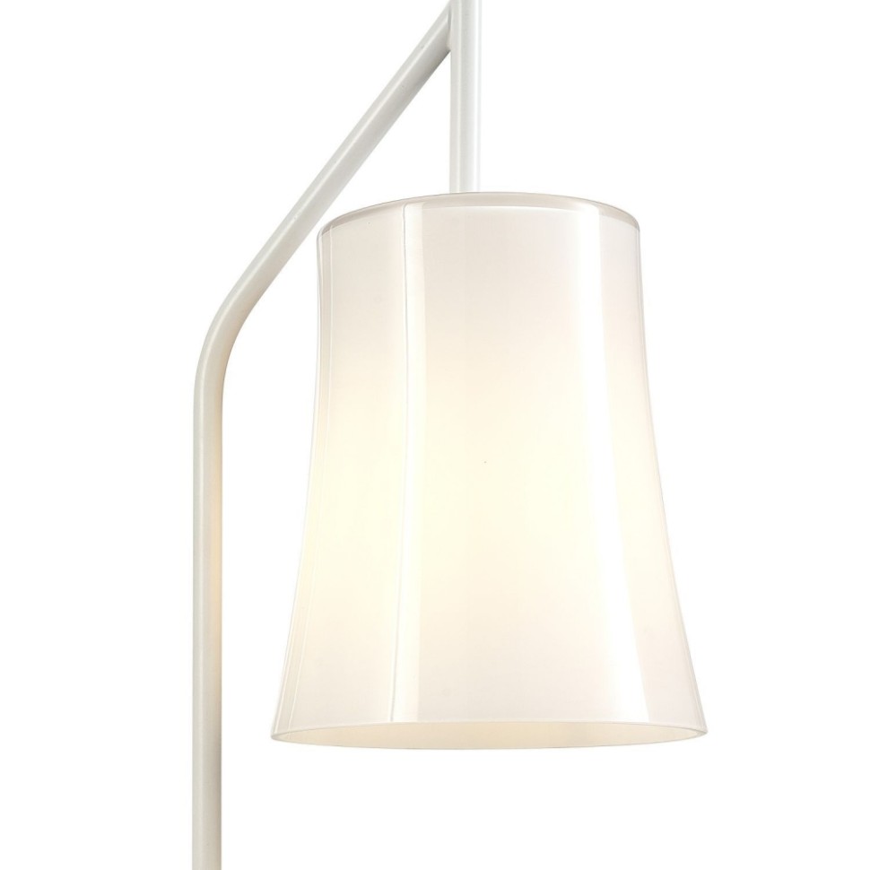 Настольный светильник с лампочкой Favourite Sigma 2959-1T+Lamps Е27 Свеча, цвет матовый белый 2959-1T+Lamps Е27 Свеча - фото 4
