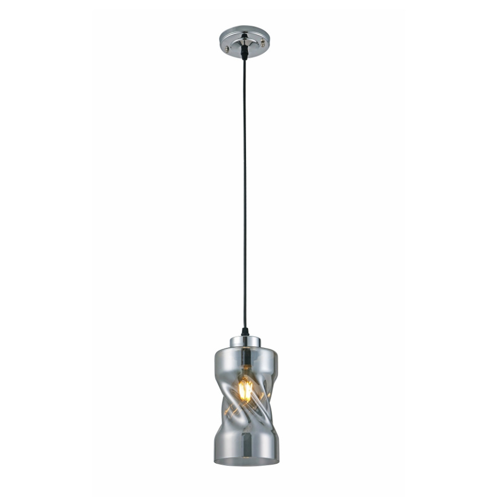 Подвесной светильник Rivoli Tiffany 9108-201 (Б0053425), цвет дымчатый хром - фото 1