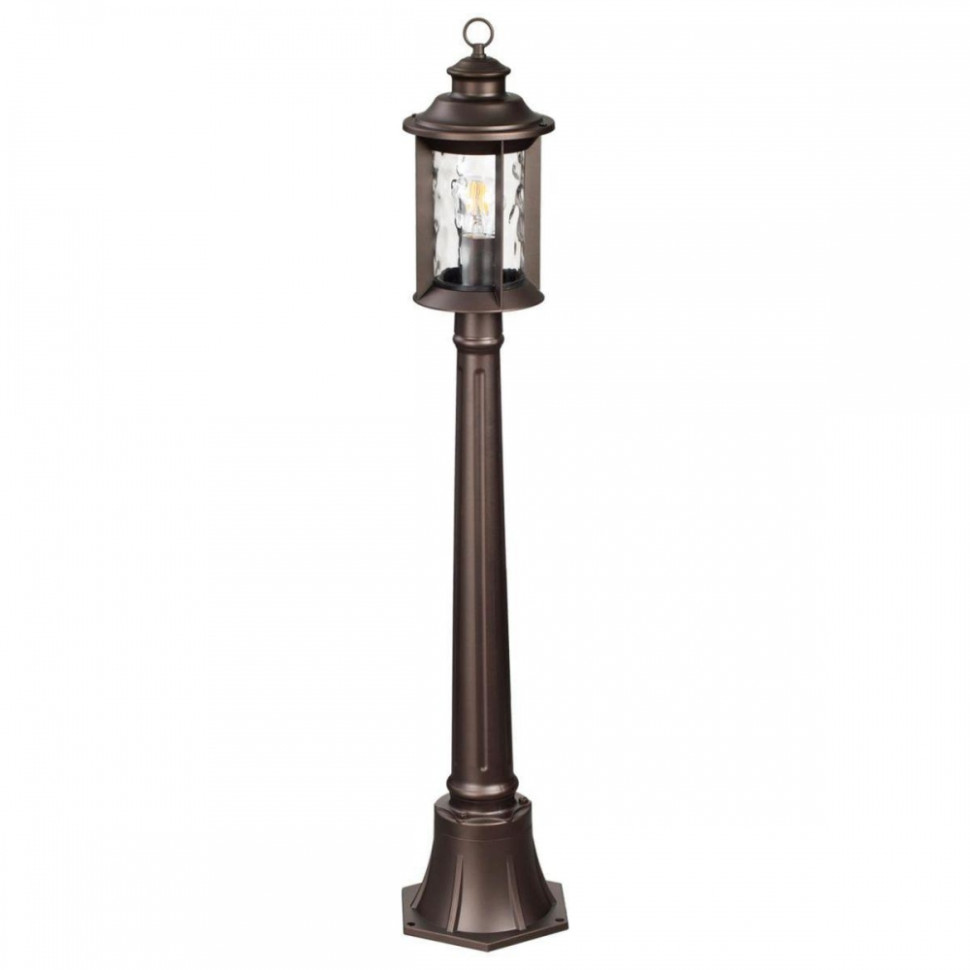 Уличный столб Mavret Odeon Light с лампочкой 4961/1F+Lamps E27 P45, цвет коричневый 4961/1F+Lamps E27 P45 - фото 2