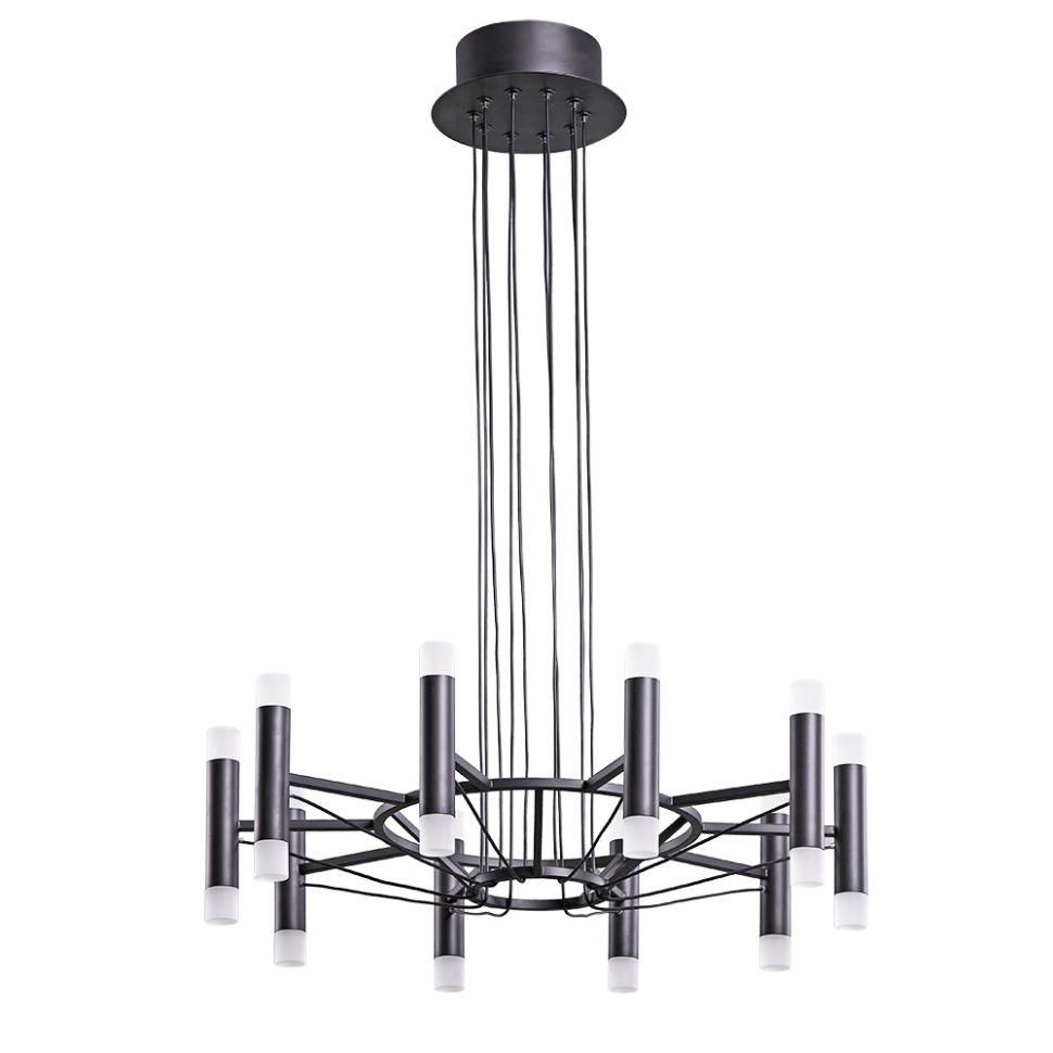 Подвесная люстра Arte Lamp Empire A2482SP-20BK, цвет черный - фото 1