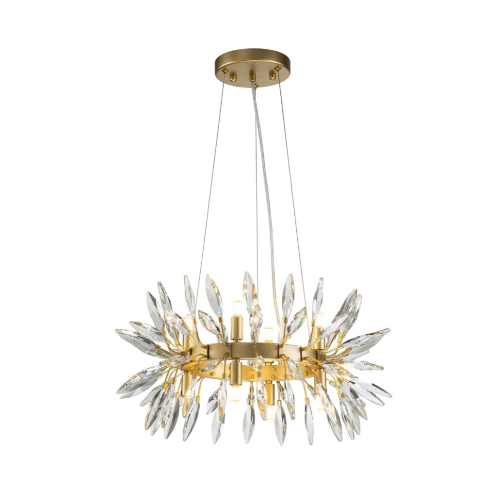 Люстра с лампочками, подвесная, комплект от Lustrof. №445926-617441, цвет золото - фото 1