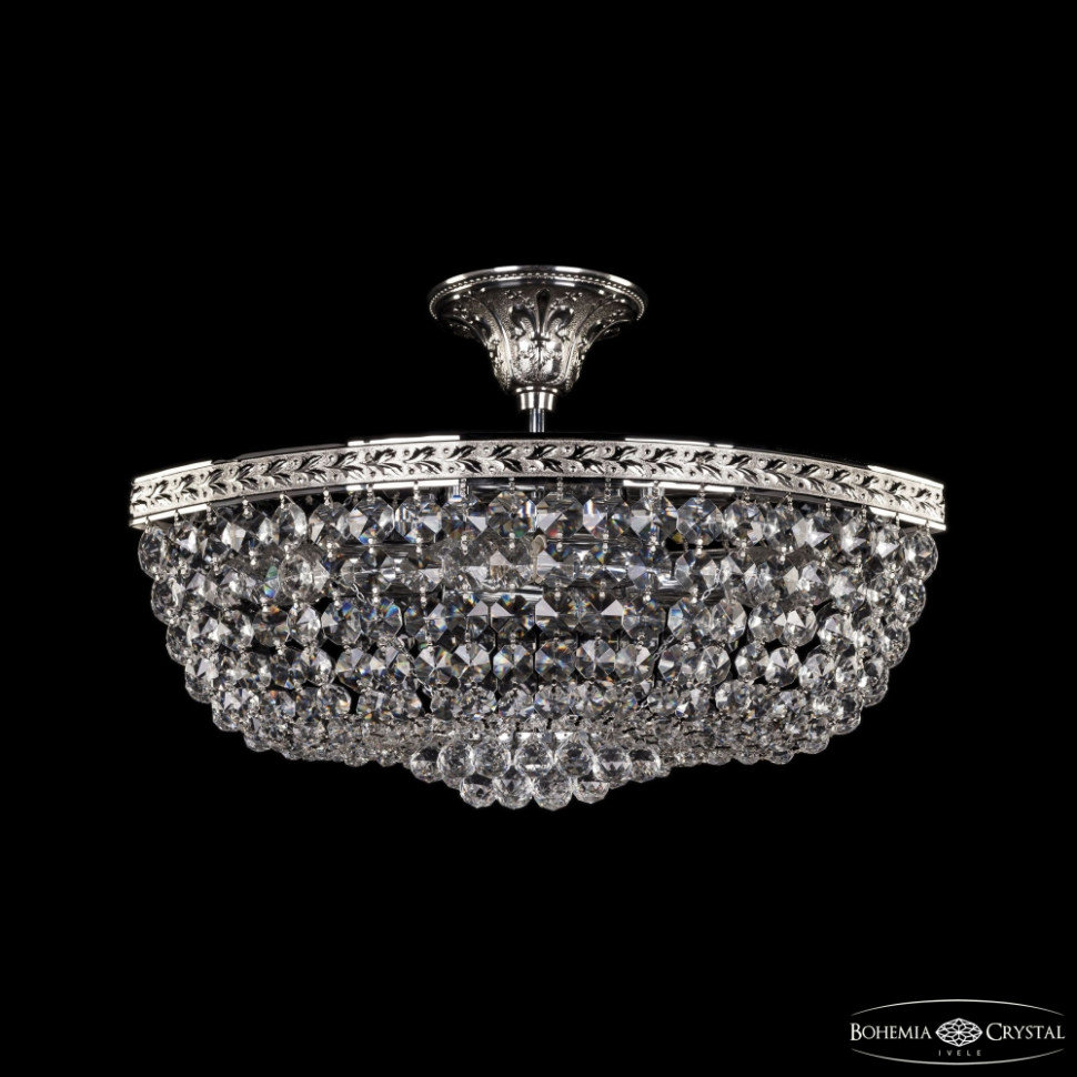 Люстра потолочная Bohemia Ivele Crystal 19283/45IV Ni потолочная люстра crystal lux sevilia pl6 gold