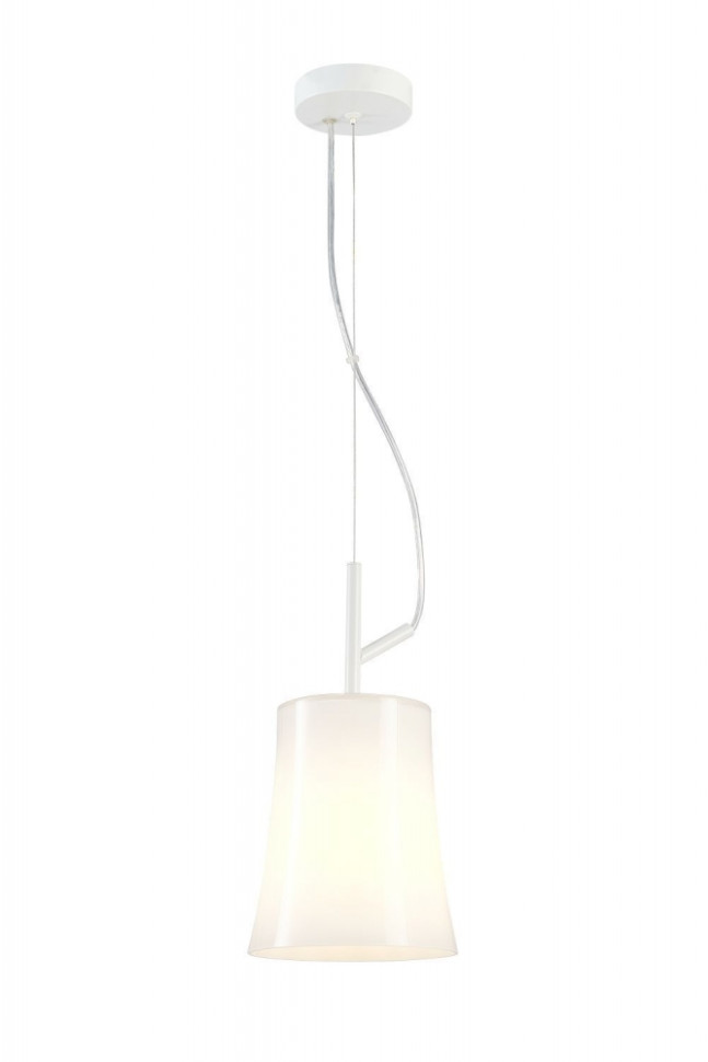 Подвесной светильник с лампочкой Favourite Sigma 2959-1P+Lamps Е27 Свеча, цвет матовый белый 2959-1P+Lamps Е27 Свеча - фото 2