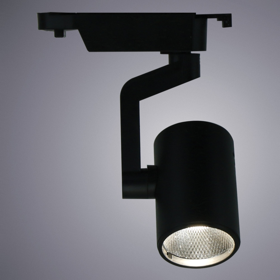 Однофазный LED светильник 10W 3000К для трека Arte Lamp Traccia A2311PL-1BK, цвет черный - фото 2