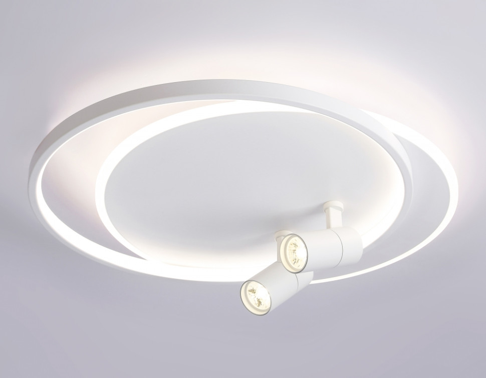 Настенно-потолочный светодиодный светильник с пультом Ambrella light COMFORT LineTechFL51391, цвет белый - фото 2