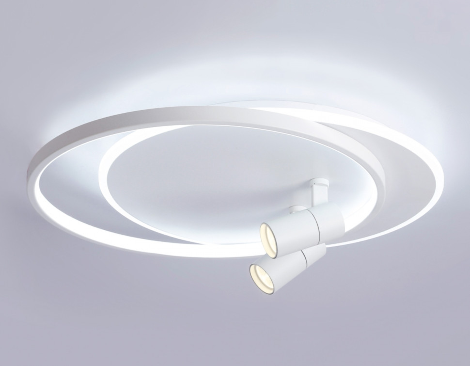 Настенно-потолочный светодиодный светильник с пультом Ambrella light COMFORT LineTechFL51391, цвет белый - фото 4