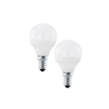 Комплект из 2 светодиодных ламп, груша, E14, 4W, 220V, 4000K Eglo 10776 люстра потолочная inspire thianges 52421 5 ламп 15 м² бело серый