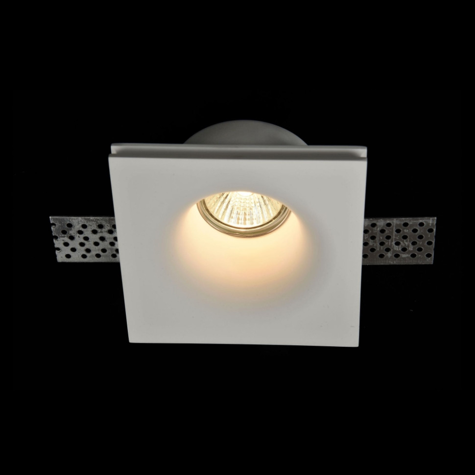 DL001-1-01-W Встраиваемый светильник Maytoni Gyps, цвет белый - фото 1