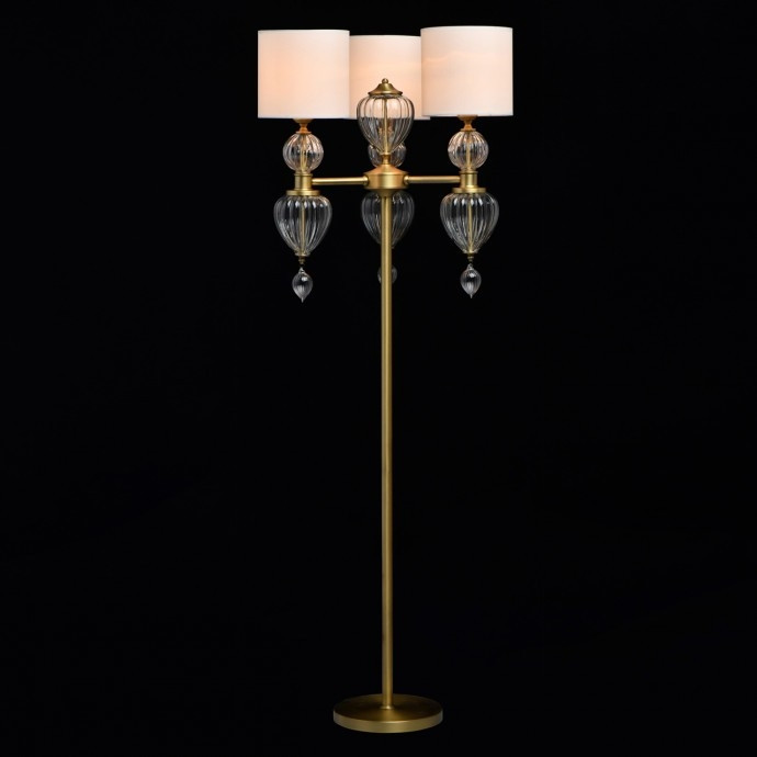 Торшер со светодиодными лампочками E27, комплект от Lustrof. №160947-674110, цвет латунь - фото 2