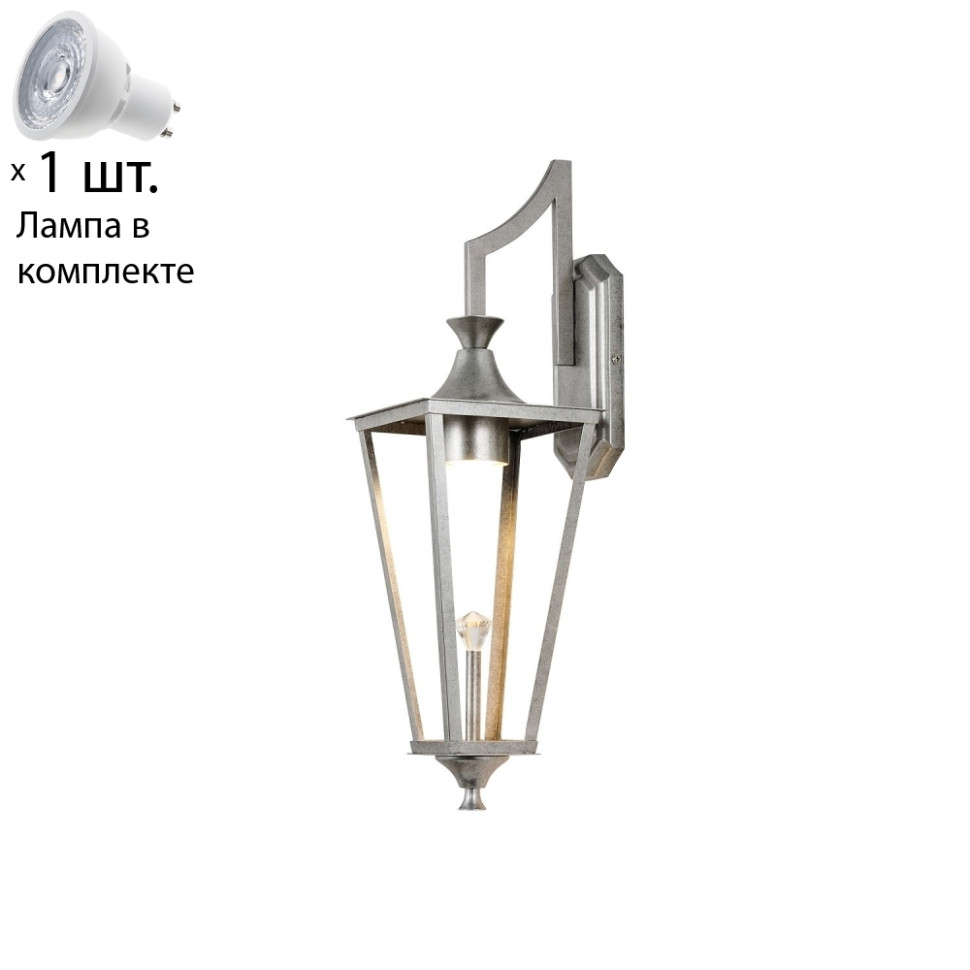 Настенный светильник с лампочкой  Favourite Lampion 4002-1W+Lamps Gu10 встраиваемый светильник abrasax 4002