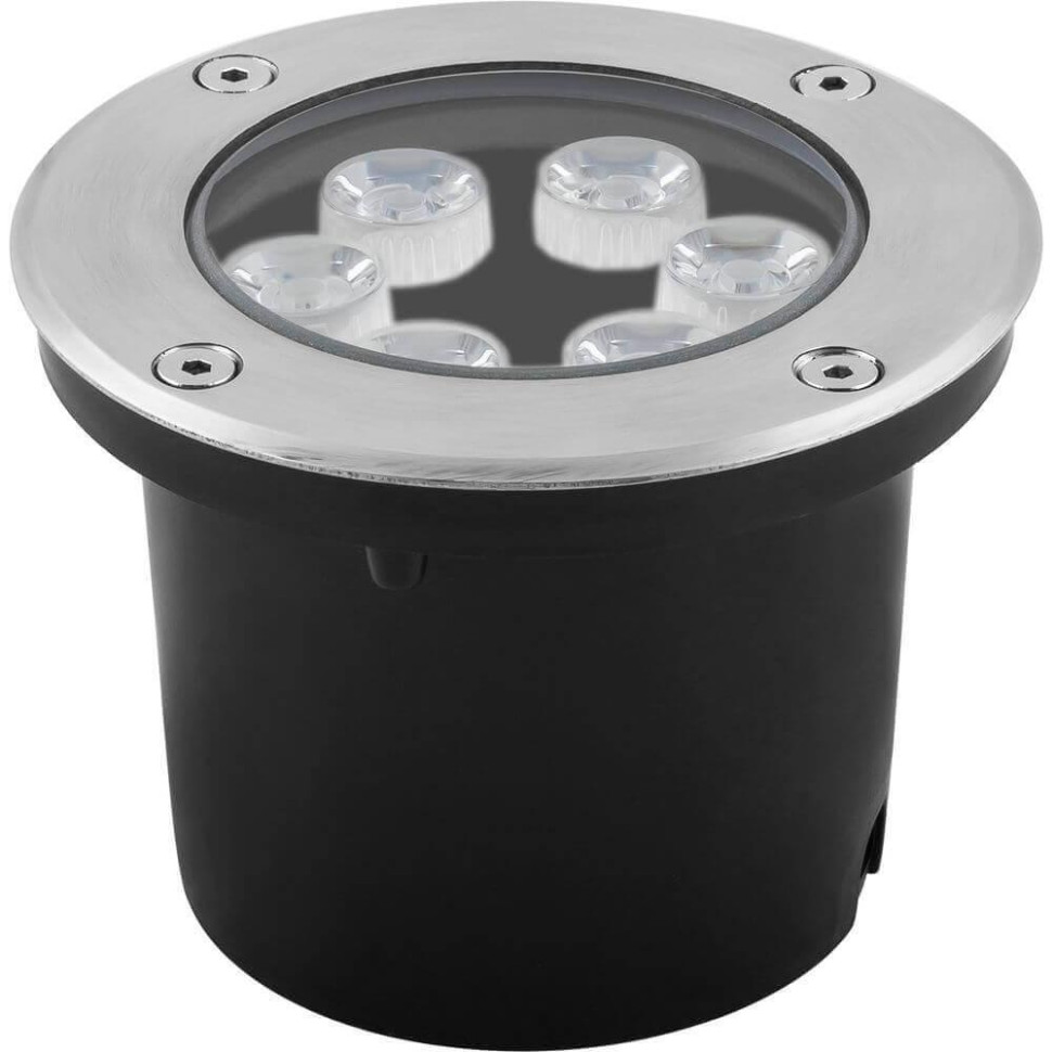 32017 Светодиодный светильник тротуарный (грунтовый) RGB Feron SP4112, цвет черный