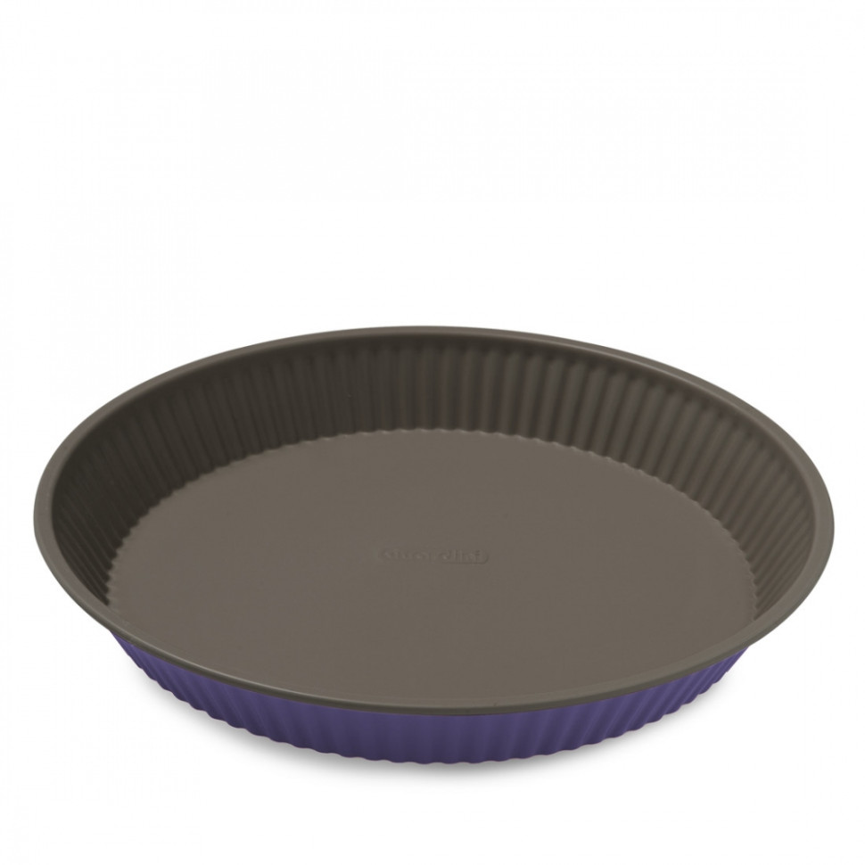 Форма для выпечки круглая рифленая фиолетовая, Bon Ton Guardini 28 см (71028FPULBHEE)