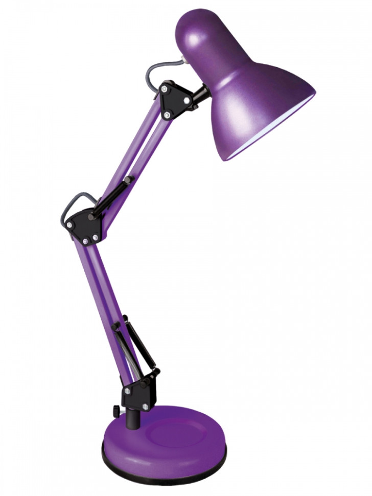 KD-313 C12 фиолетовый Настольная лампа Camelion 13644 светильник напольный e27 40 вт серебристый абажур серебристый camelion kd 309 c03 11485