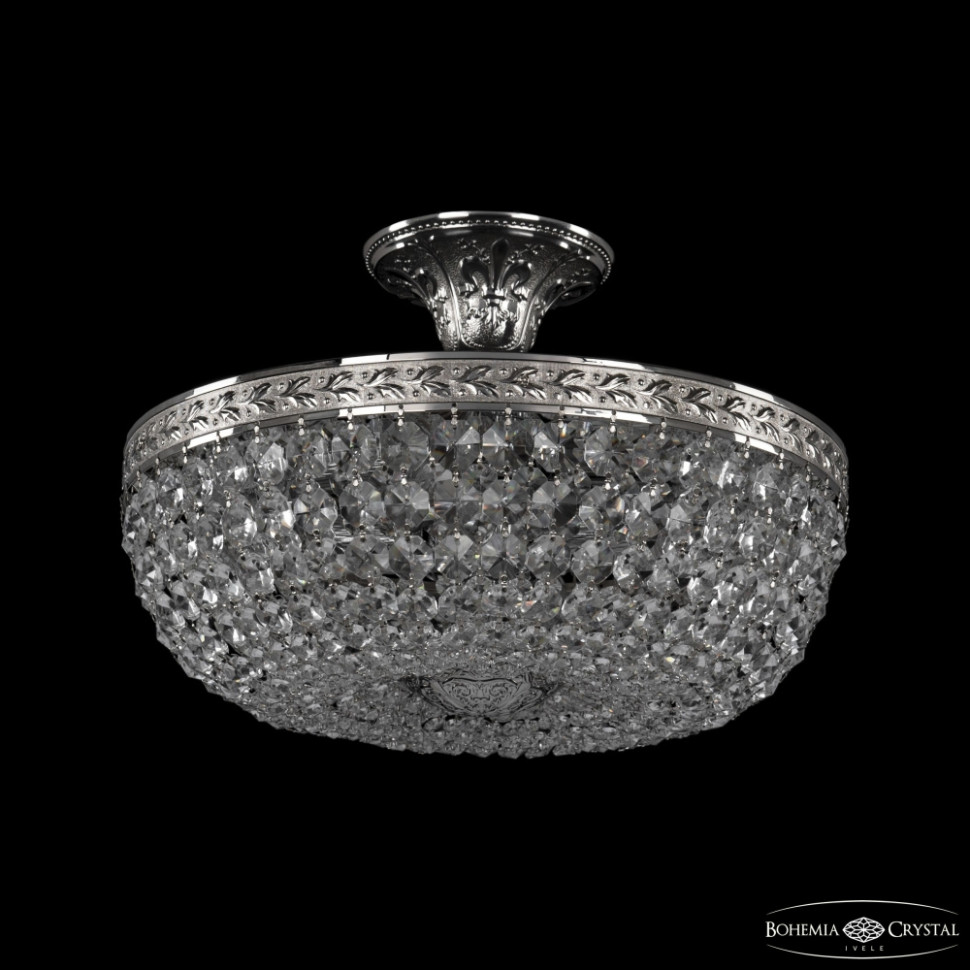 Люстра потолочная Bohemia Ivele Crystal 19151/35IV Ni потолочная люстра crystal lux sergio pl8 gold