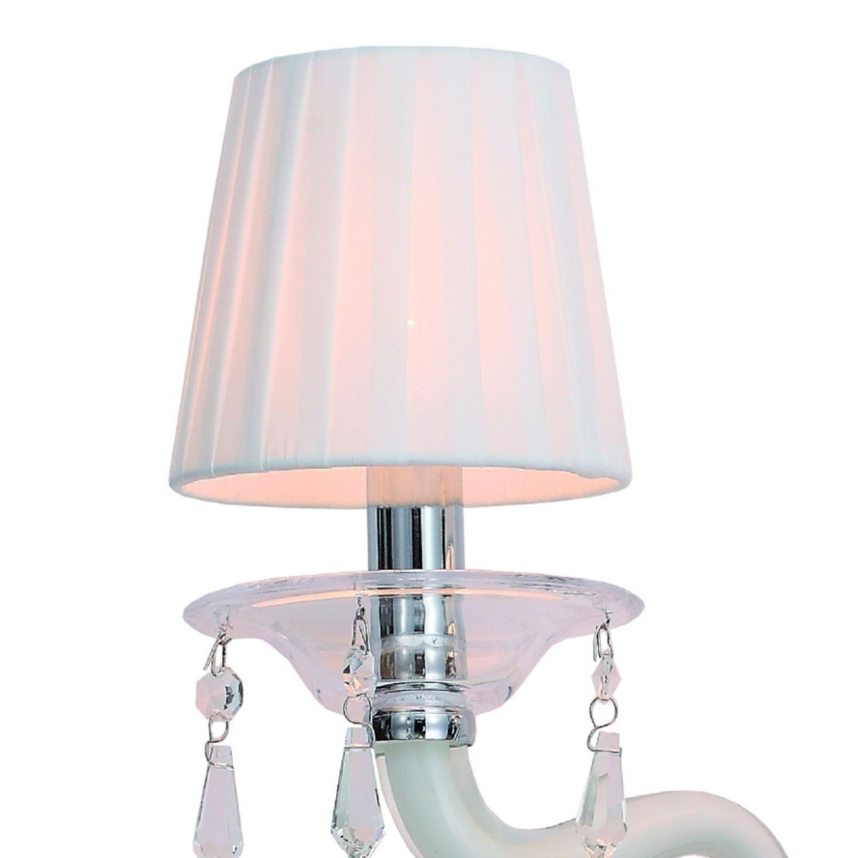 Бра с лампочками Favourite Atlanta 2056-2W+Lamps E14 Свеча, цвет хром 2056-2W+Lamps E14 Свеча - фото 4