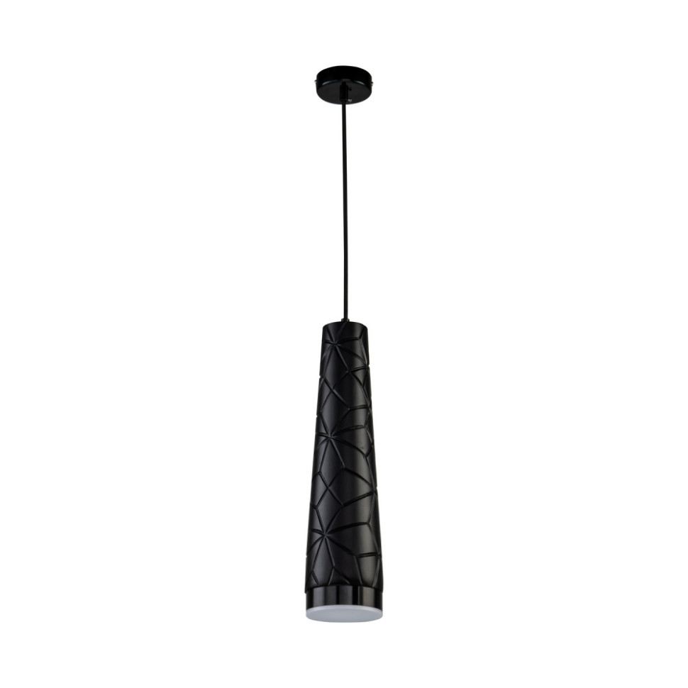 Подвесной светильник  с лампочкой Favourite Vikont 2714-1P+Lamps Gu10, цвет черный 2714-1P+Lamps Gu10 - фото 3
