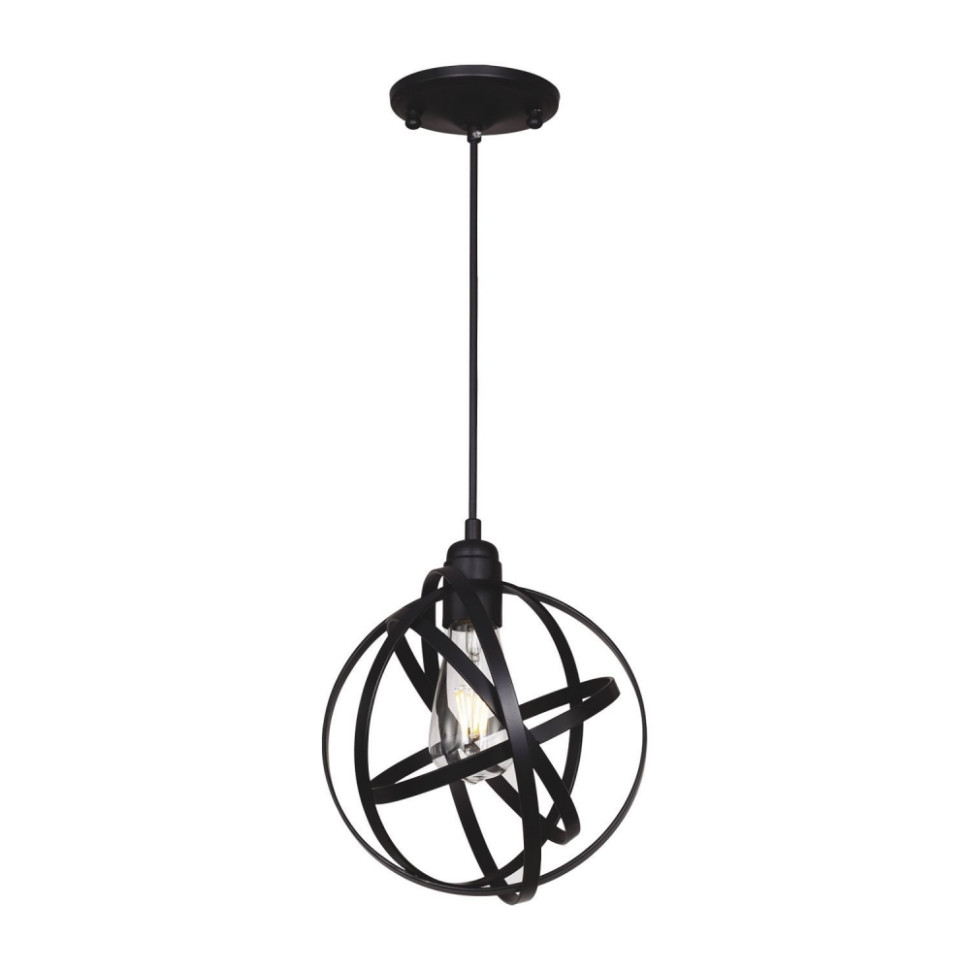 Светильник подвесной с лампочками, комплект от Lustrof. № 61703-617816, цвет черный - фото 1