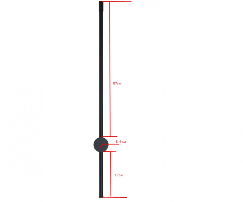 Настенный светодиодный светильник Kink Light Локи 08423-80,19(3000K) (20105), цвет черный 08423-80,19(3000K) - фото 3