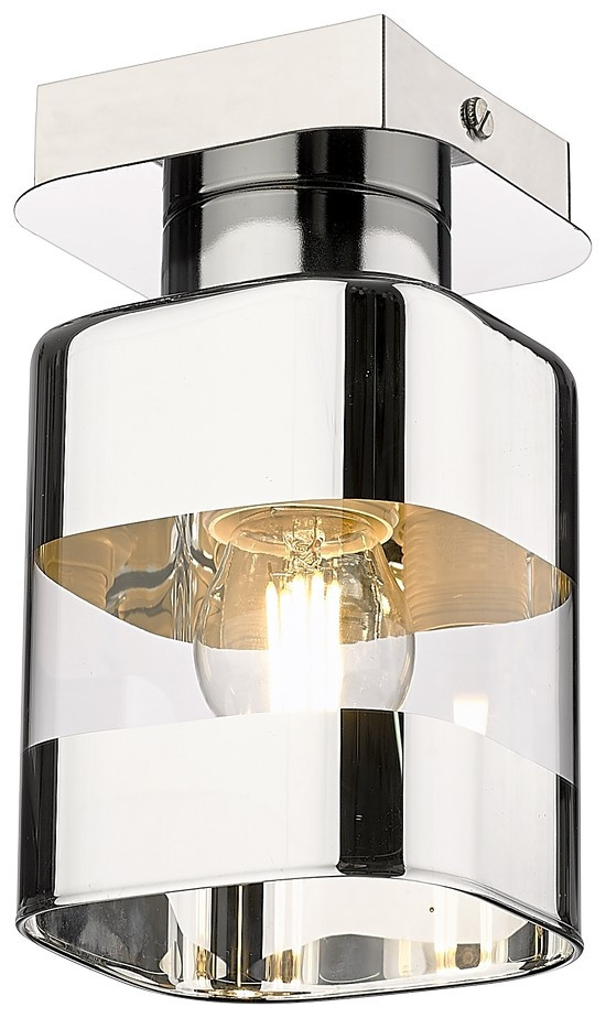 Потолочный светильник с лампочкой Velante 241-107-01+Lamps, цвет хром 241-107-01+Lamps - фото 2